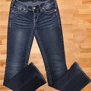 Silver Jeans Women's Boot Cut in Dark Blue